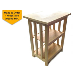 Breakaway Balsa Wood Mission Style End Table Stunt Prop