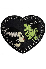 3" Frank & Bride Heart-Shaped Patch