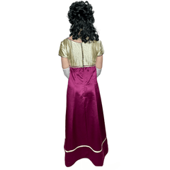 Bright Fuchsia Purple Regency Era Adult Costume