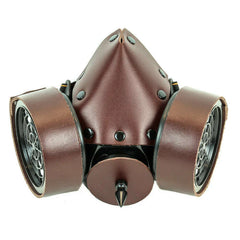 Brown Latigo Leather Gas Mask