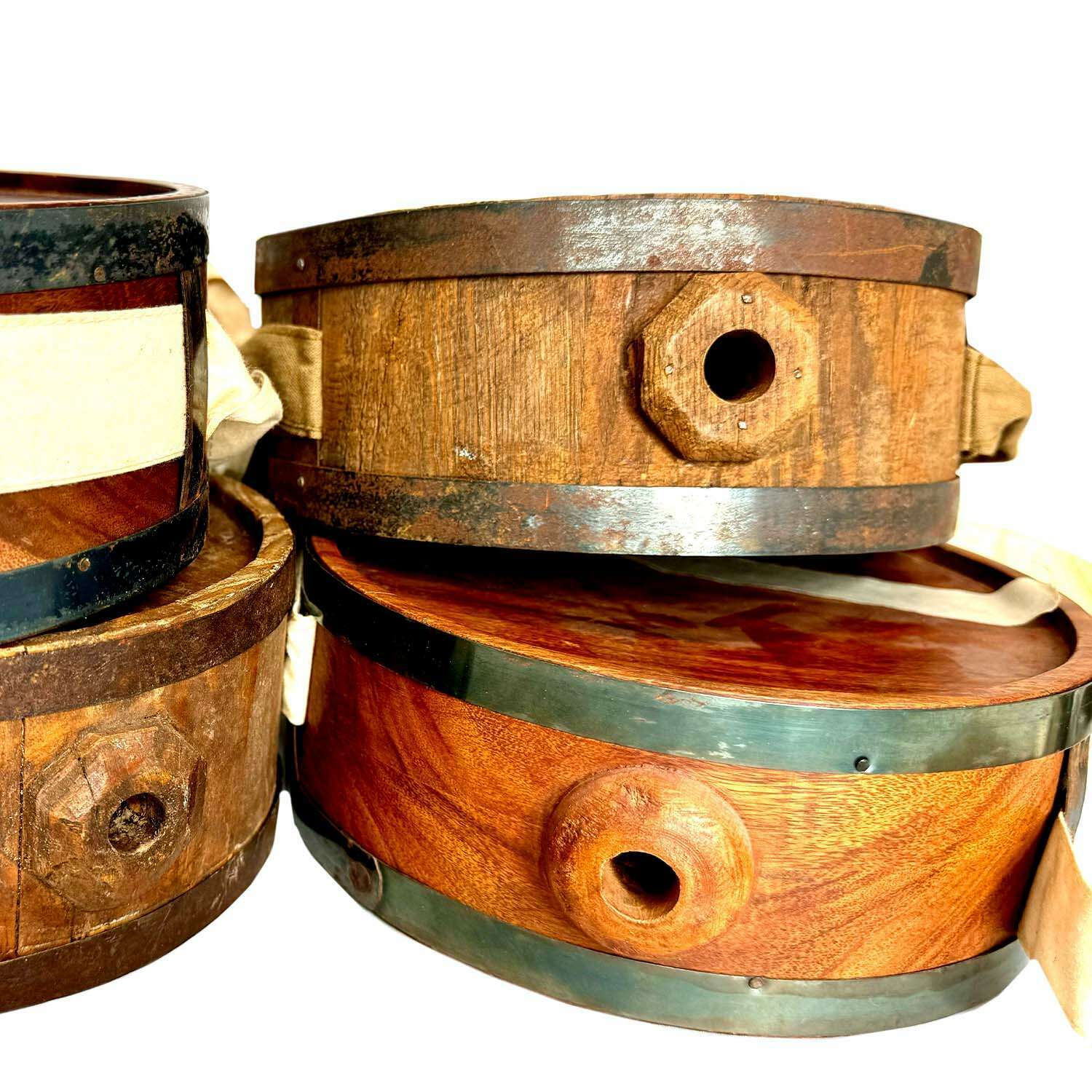 Brown Wood Canteen Water Container Prop – AbracadabraNYC