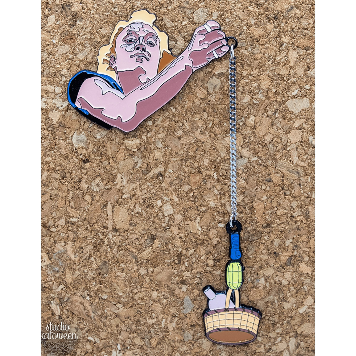 Buffalo Bill Glow In The Dark Lotion Basket Pin