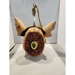 Butchered Pig Head Prop with Pouch