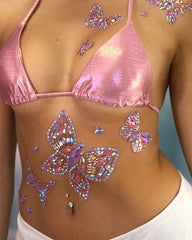 Butterfly Kisses Self Adhesive Body Gems & Pasties