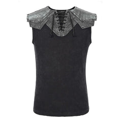 Men's Black Futuristic Top