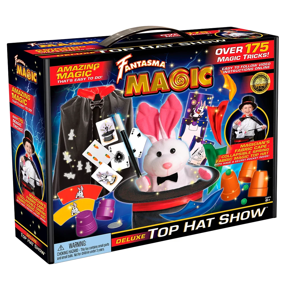 175+ The Deluxe Top Hat Show Starter Magic Tricks Set