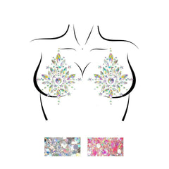 CAMBRIA Jewel Nipple Stickers W/ Body Glitter