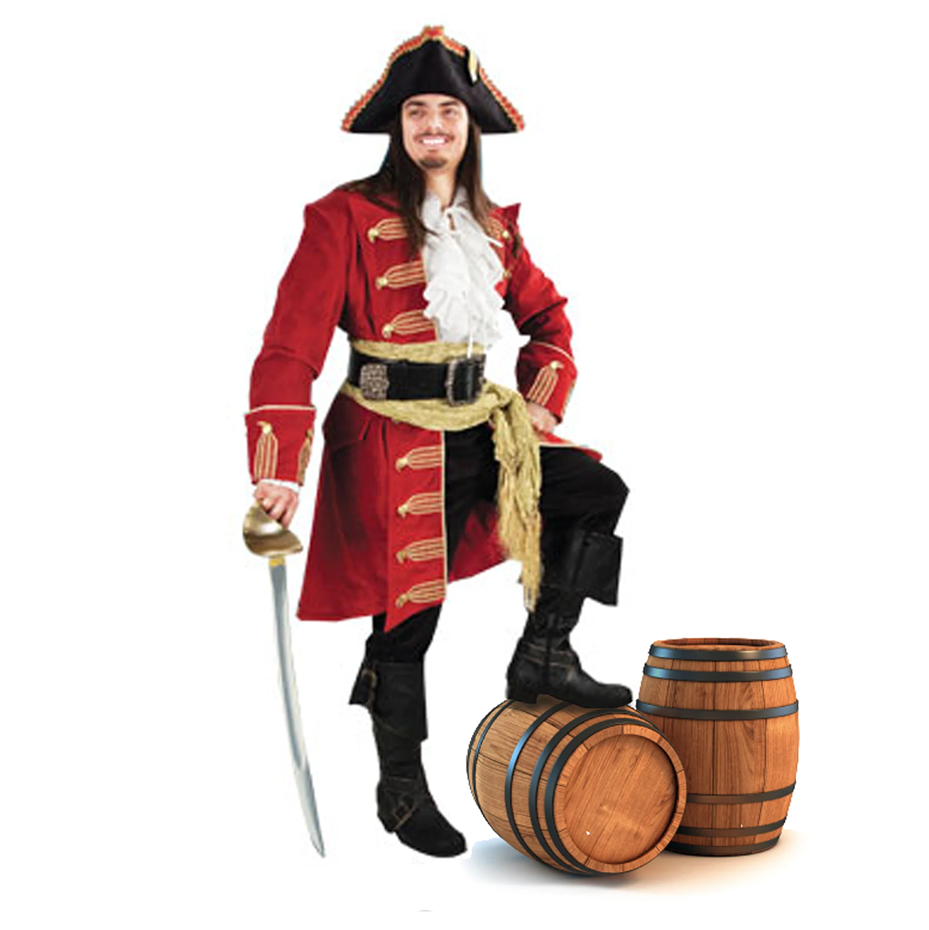 Premium Pirate Captain Morgan Adult Costume