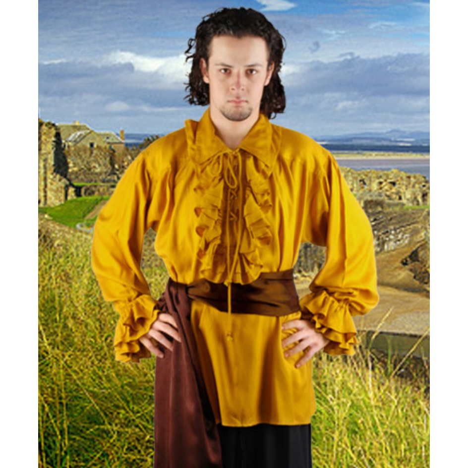 Captain Charles Vane Pirate Ruffle Shirt – AbracadabraNYC