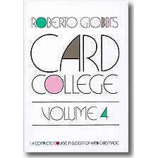 Card College Book Volume 4 by Roberto Giobbi