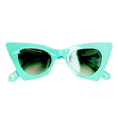 Cat Shape Sharp Look Bright Cool Arms Sunglasses