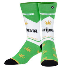 Marijuana Pack Crew Length Knit Socks