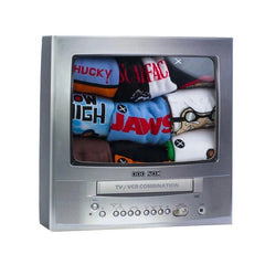 TV Themed Giftbox w/ 12 Movie Themed Crew Length Socks