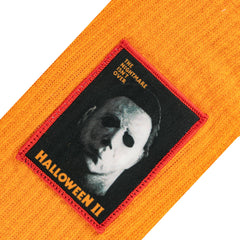 Halloween Patch Men's Crew Sideways Socks