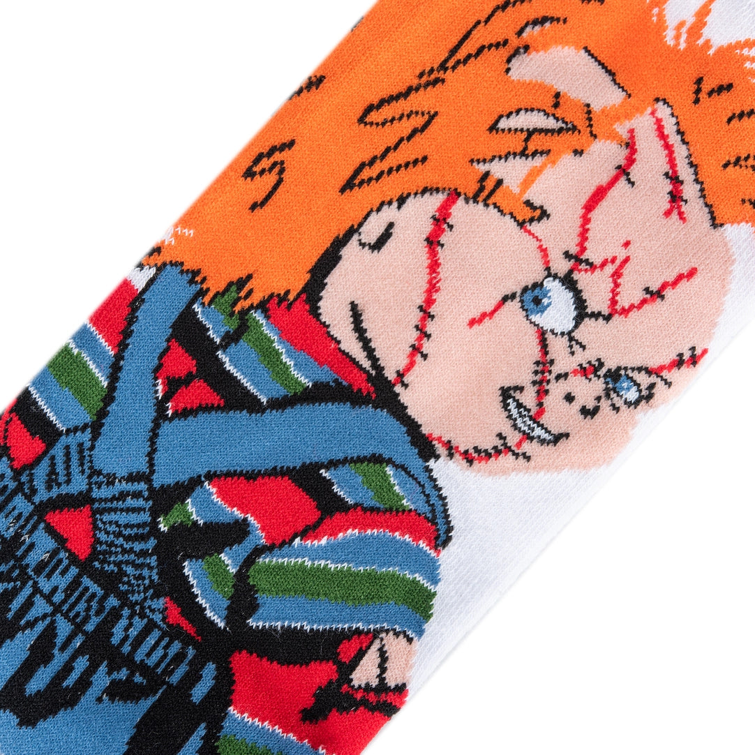 Chucky's Revenge Crew Length Mix Match Knit Socks
