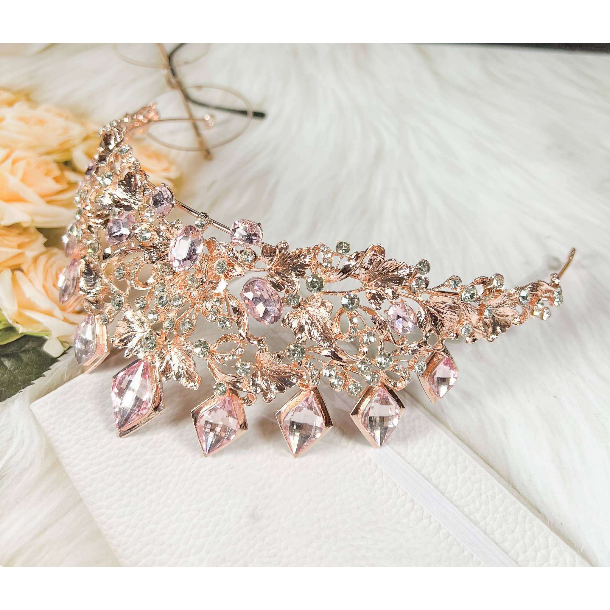 Celeste Pink Diamond Tiara