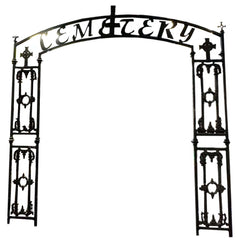 Cemetery Sign Prop