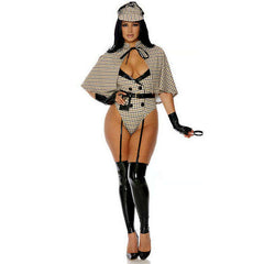 Check The Receipts Sexy Detective Women's Costume