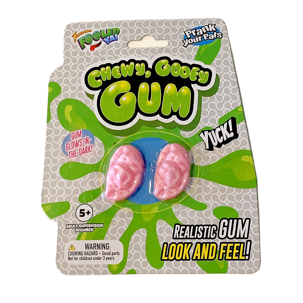 Chewy Gooey Fake Glow-in-the-Dark Chewing Gum