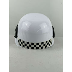 Child's White Police Helmet w/ Eye Shield