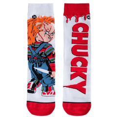 Chucky's Revenge Crew Length Mix Match Knit Socks