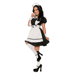 Classic Anime Cosplay French Maid Women's Costume