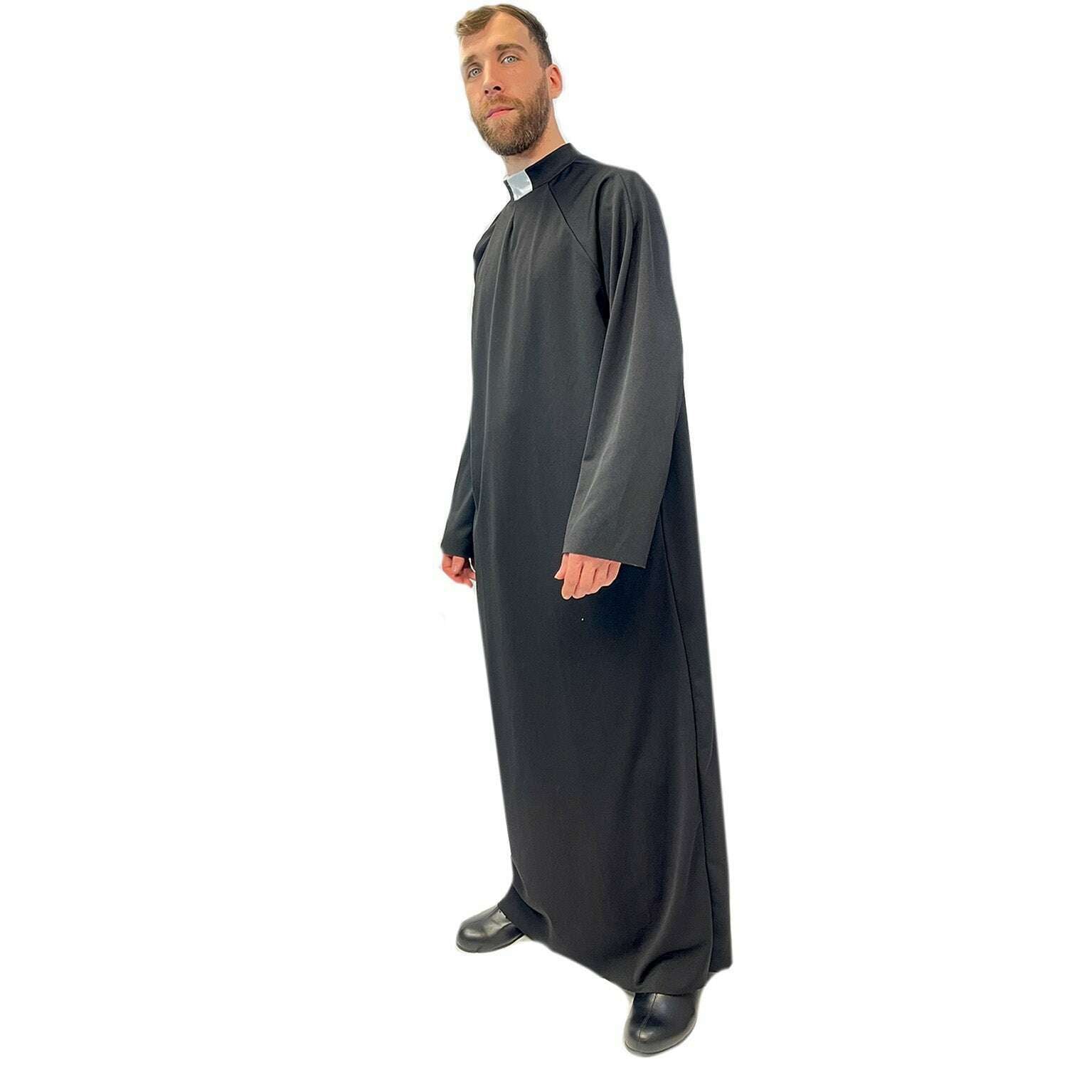Classic Black Priest Robe Adult Costume – AbracadabraNYC
