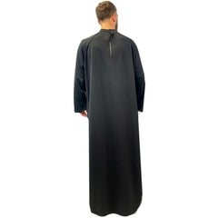 Classic Black Priest Robe Adult Costume