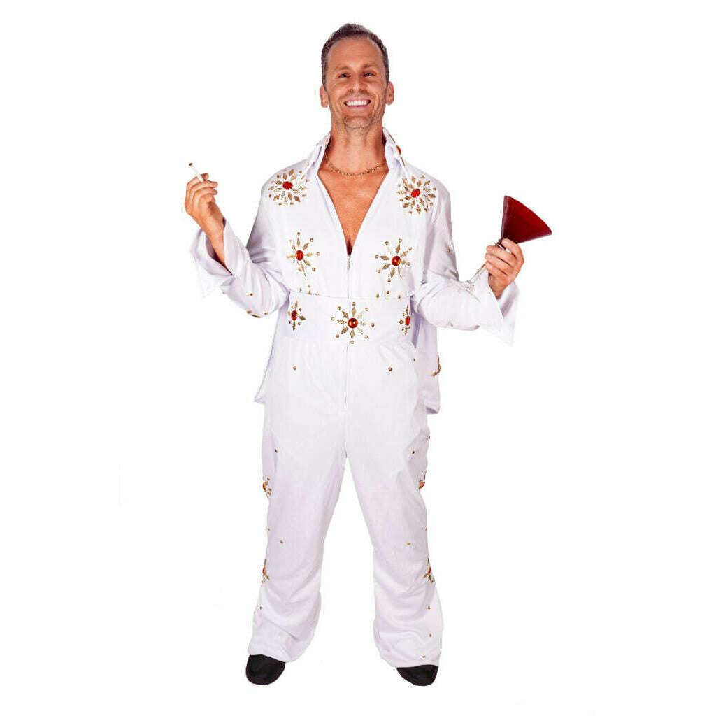 Classic Rock N' Roll Deluxe Elvis Adult Costume