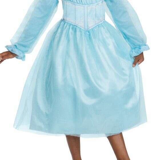 Classic The Little Mermaid Ariel Blue Dress Kids Costume 3T-4T Classic The Little Mermaid Ariel Blue Dress Kids Costume 3T-4T