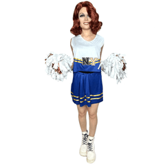 College Cheerleader Captain Uniform Adult Costume