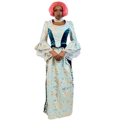 Colonial Blue/Gold Queen Women's Adult Costume