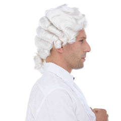 Colonial Man Deluxe White Wig