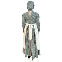 Colonial Middle Class Simple Floral Women's Costume