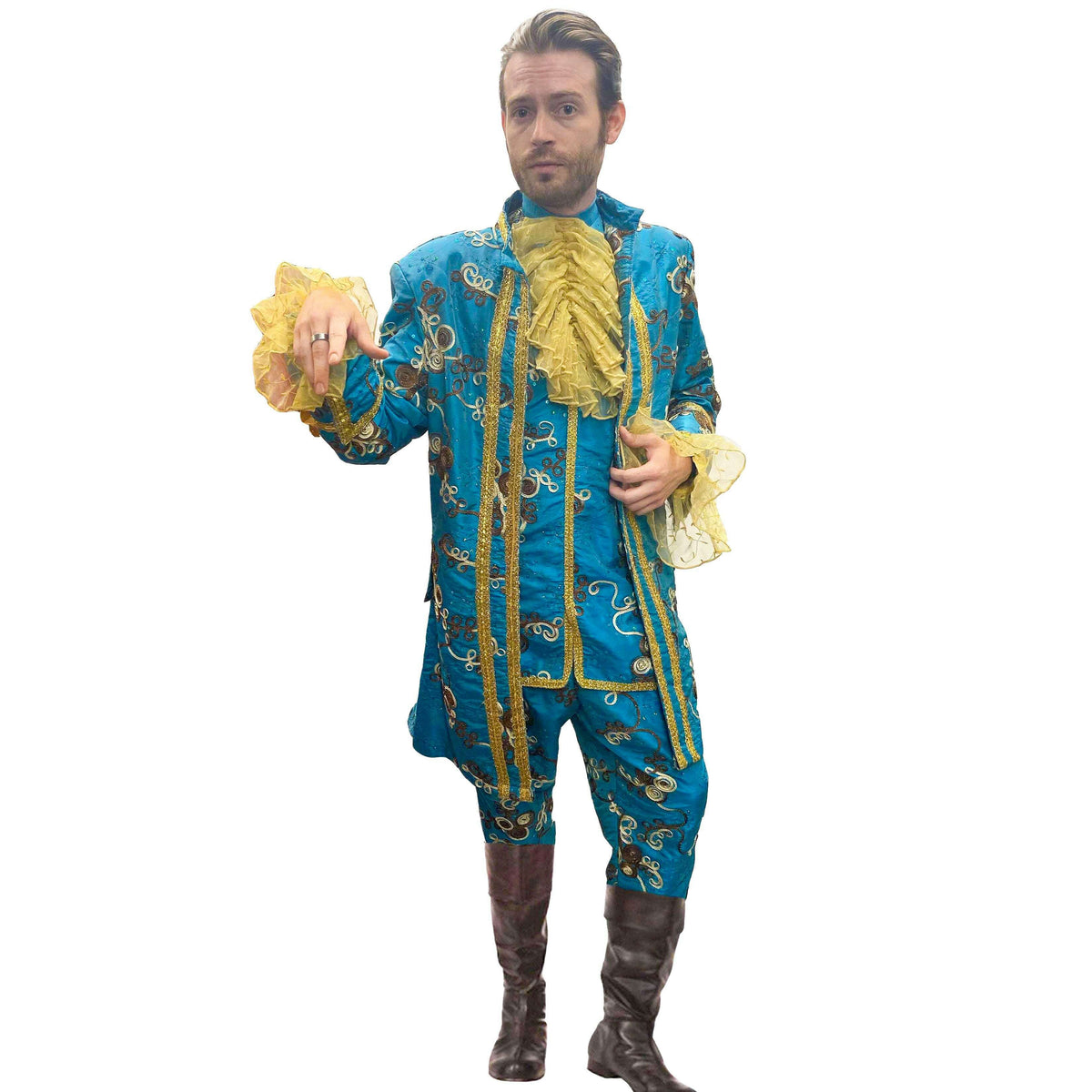 Colonial Premiere Blue & Gold Louis The 16th Adult Costume