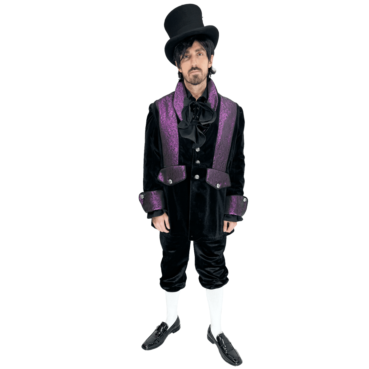 Colonial Purple Velvet Duke Men's Costume