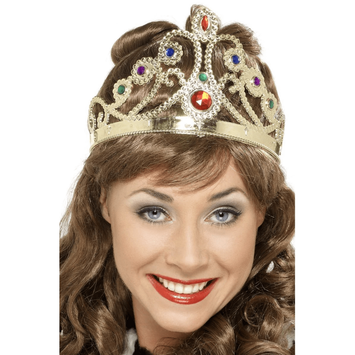 Colored Jeweled Queens Crown