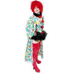 Colorful Carnival Dots Clown Women's Costume