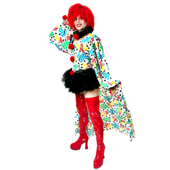 Colorful Carnival Dots Clown Women's Costume