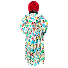 Colorful Carnival Dots Clown Women's Costume