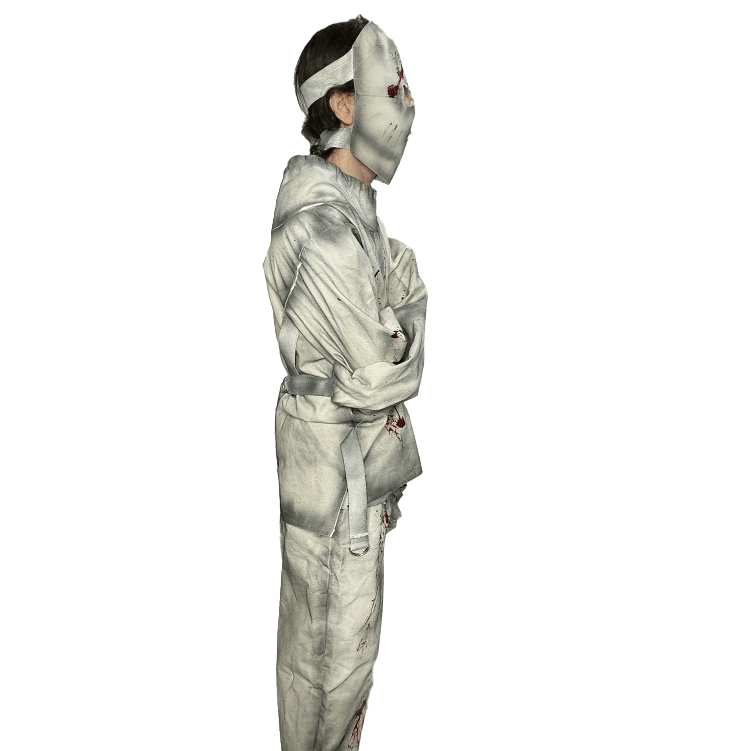 Committed Asylum Straight Jacket with Restraints Adult Costume ...