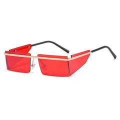 Cool Rectangle Metal Bar Sunglasses