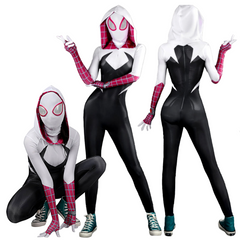 Across the Verse Gwen Cosplay Adult Costume with Mask