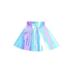 Cosmic Holographic Skater Skirt