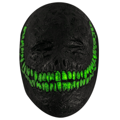 Creepy Grinning Creature Glow in the Dark Half Mask