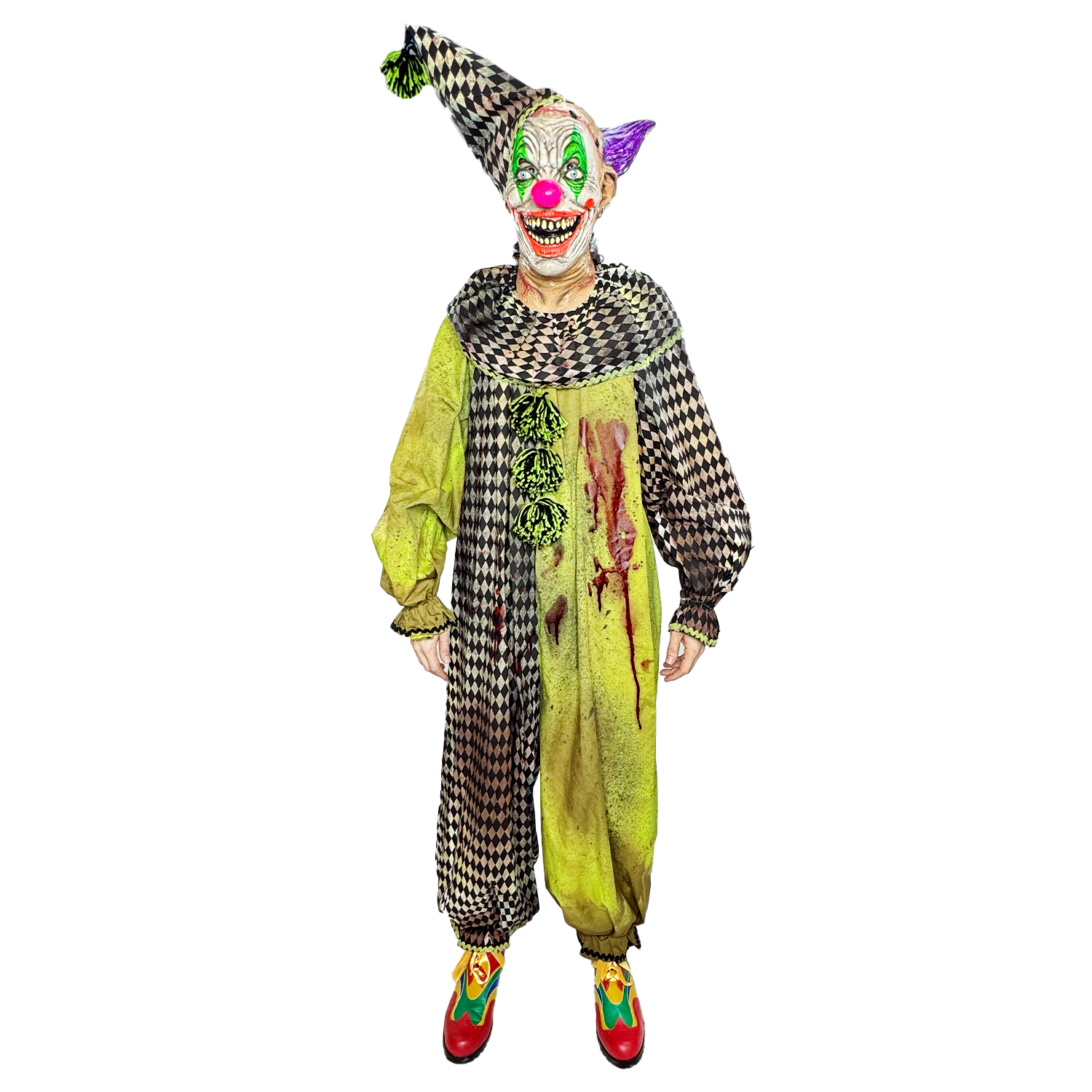 Creepy Vintage Bloody Clown Adult Costume