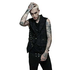 Crossroads Gothic Asymmetric Vest