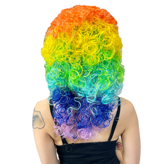 Curly Clown Synthetic Shoulder Length Wig