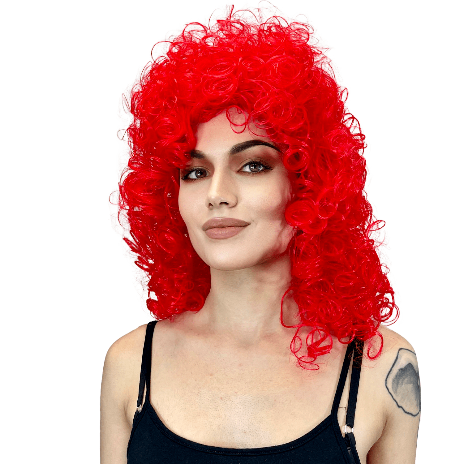 Curly Clown Synthetic Shoulder Length Wig