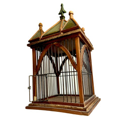 Antique Decorative Birdcage Prop